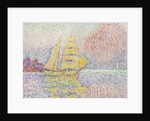 Italian brig at Agay, 1901 by Paul Signac