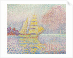 Italian brig at Agay, 1901 by Paul Signac