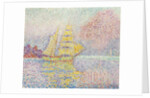 Italian brig at Agay, 1901 by Paul Signac
