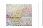 Italian brig at Agay, 1901 by Paul Signac
