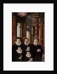 The Family of Julius of Brunswick-Lüneburg and Hedwig of Brandenburg. Wing of the Epitaph-altarpiece by Hans Vredeman de Vries