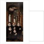 The Family of Julius of Brunswick-Lüneburg and Hedwig of Brandenburg. Wing of the Epitaph-altarpiece by Hans Vredeman de Vries