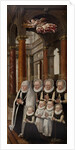 The Family of Julius of Brunswick-Lüneburg and Hedwig of Brandenburg. Wing of the Epitaph-altarpiece by Hans Vredeman de Vries