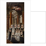 The Family of Julius of Brunswick-Lüneburg and Hedwig of Brandenburg. Wing of the Epitaph-altarpiece by Hans Vredeman de Vries