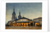 The Hay The Sennaya Square and the Saviour Church in Saint Petersburg by Anton Sergeevich Lytkin