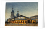 The Hay The Sennaya Square and the Saviour Church in Saint Petersburg by Anton Sergeevich Lytkin