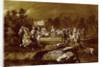 Peter II in Peterhof by Adolf Charlemagne