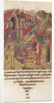 Novgorod veche. Novgorodians plunder the court of Posadnik. by Anonymous