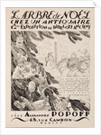 Larbre de Noël chez un antiquaire, 12ème exposition chez Alexandre Popoff, 1933 by Sergei Vasilievich Chekhonin