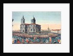 Peoples Militia Received on the St Isaacs Square in Saint Petersburg, 1815 by Ivan Alexeyevich Ivanov