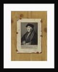 Trompe loeil Still Life with an Engraving of Erasmus of Rotterdam, 1693 by Edwaert Collier