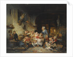 The Village School by Ferdinand de Braekeleer the Elder
