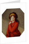 Portrait of Varvara Nikolayevna Golovina (1766?1821), née Golitsyna, 1797-1799 by Marie Louise Elisabeth Vigée-Lebrun