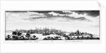 View of Yakutsk, ca 1735 by Johann Wilhelm Lürsenius