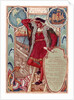 Christopher Columbus. From: Columbias Courtship: A Picture History of the United States, 1893 by Walter Crane