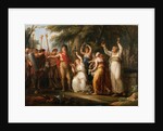Thusnelda Crowning Hermann, 1785 by Angelika Kauffmann