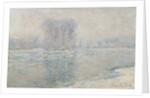 Ice, white effect (Glaçons, effet blanc), 1893 by Claude Monet