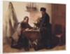 Jacob van Heemskerk and Willem Barendsz. plan their trip to the Arctic in 1594 by Christoffel Bisschop