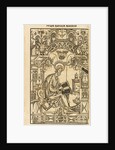 Saint Basil The Great. Illustration from the book The Asketikon (O postnichestve), 1594 by Pyotr Mstislavets