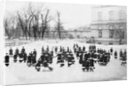 Pupils of the Smolny Institute for Noble Maidens at at Winter Walk, c. 1913 by Karl Karlovich Bulla