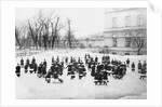 Pupils of the Smolny Institute for Noble Maidens at at Winter Walk, c. 1913 by Karl Karlovich Bulla