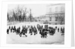 Pupils of the Smolny Institute for Noble Maidens at at Winter Walk, c. 1913 by Karl Karlovich Bulla