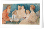 Tsar Nicholas II and Alexandra Fyodorovna with their Daughters Olga, Tatiana, Maria und Anastasia (a by Elena Petrovna Samokish-Sudkovskaya