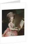 Portrait of a Young Lady at the Clavichord, 1779 by Georg Anton Abraham Urlaub