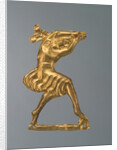Gold plaque in the form of a dancing woman, 330-300 BC by Ancient jewelry