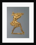 Gold plaque in the form of a dancing woman, 330-300 BC by Ancient jewelry