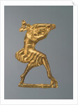 Gold plaque in the form of a dancing woman, 330-300 BC by Ancient jewelry