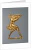 Gold plaque in the form of a dancing woman, 330-300 BC by Ancient jewelry