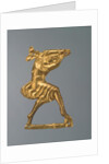 Gold plaque in the form of a dancing woman, 330-300 BC by Ancient jewelry