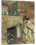 Madame Hessel by the fireplace, 1917-1918 by Édouard Vuillard