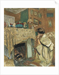 Madame Hessel by the fireplace, 1917-1918 by Édouard Vuillard