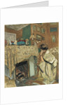 Madame Hessel by the fireplace, 1917-1918 by Édouard Vuillard