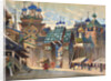 Market Place. Stage design for the opera Prince Igor by A. Borodin by Konstantin Alexandrovich Veshchilov