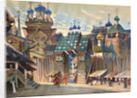 Market Place. Stage design for the opera Prince Igor by A. Borodin by Konstantin Alexandrovich Veshchilov