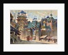 Market Place. Stage design for the opera Prince Igor by A. Borodin by Konstantin Alexandrovich Veshchilov