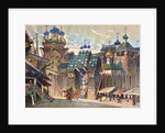 Market Place. Stage design for the opera Prince Igor by A. Borodin by Konstantin Alexandrovich Veshchilov