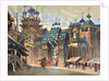 Market Place. Stage design for the opera Prince Igor by A. Borodin by Konstantin Alexandrovich Veshchilov
