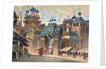 Market Place. Stage design for the opera Prince Igor by A. Borodin by Konstantin Alexandrovich Veshchilov