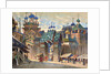 Market Place. Stage design for the opera Prince Igor by A. Borodin by Konstantin Alexandrovich Veshchilov