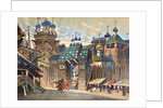 Market Place. Stage design for the opera Prince Igor by A. Borodin by Konstantin Alexandrovich Veshchilov