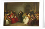 John Hus before Council of Constance, End of 19th century by Anonymous