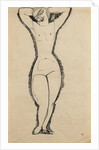 Standing Nude with Raised Arms, 1911 by Amedeo Modigliani