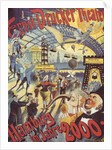 Hamburg in the Year 2000. Poster for the Ernst Drucker Theatre, 1896 by Adolph Friedländer