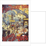 Hamburg in the Year 2000. Poster for the Ernst Drucker Theatre, 1896 by Adolph Friedländer