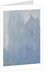 The Rouen Cathedral in fog, 1893 by Claude Monet