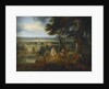 Rudolf of Habsburg handing over his horse to a priest delivering the viaticum by Jacques D'Arthois
